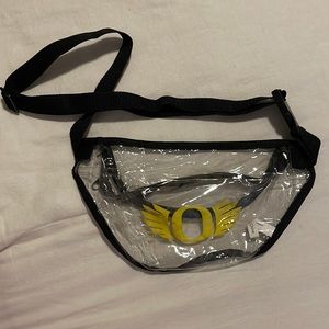 Oregon Ducks branded clear Fanny park- stadium approved.- NEVER USED